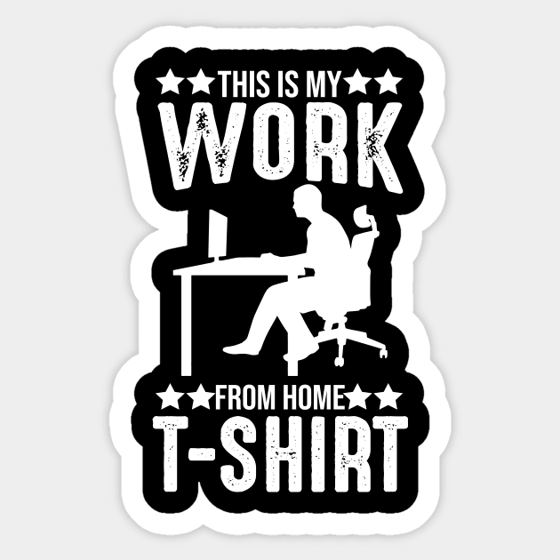 Home Office Shirt Sticker by Imutobi